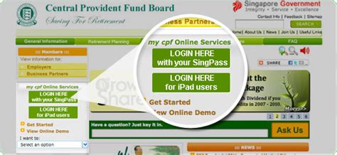 cpf contribution login|Account services .